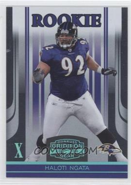 2006 Donruss Gridiron Gear - [Base] - Platinum X's #153 - Haloti Ngata /25