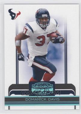 2006 Donruss Gridiron Gear - [Base] - Platinum #44 - Domanick Davis /50