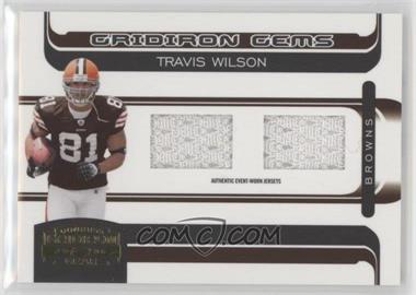 2006 Donruss Gridiron Gear - [Base] - Rookie Gridiron Gems Combos #203 - Gridiron Gems - Travis Wilson /50