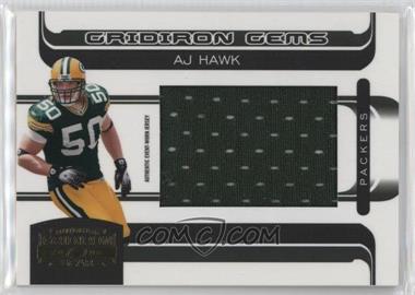 2006 Donruss Gridiron Gear - [Base] - Rookie Gridiron Gems Jumbo #207 - Gridiron Gems - AJ Hawk /150