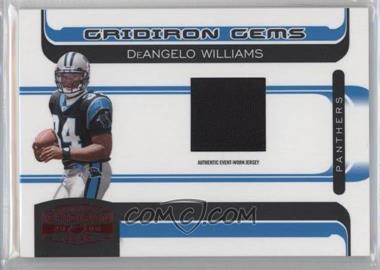 2006 Donruss Gridiron Gear - [Base] - Rookie Gridiron Gems Red #205 - Gridiron Gems - DeAngelo Williams /50