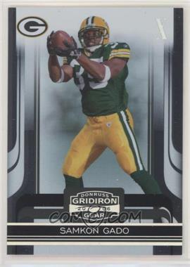 2006 Donruss Gridiron Gear - [Base] - Silver X's #41 - Samkon Gado /250