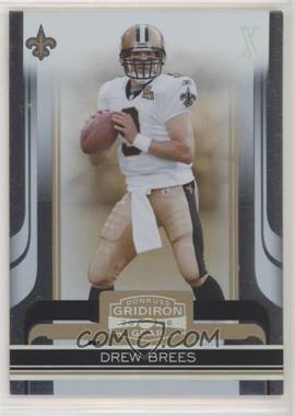 2006 Donruss Gridiron Gear - [Base] - Silver X's #65 - Drew Brees /250