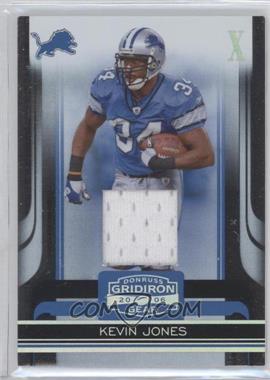 2006 Donruss Gridiron Gear - [Base] - X's Jersey #36 - Kevin Jones /100