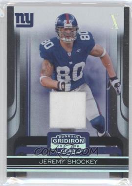 2006 Donruss Gridiron Gear - [Base] - X's Jersey #68 - Jeremy Shockey /100