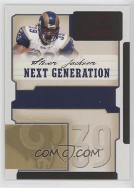 2006 Donruss Gridiron Gear - Next Generation - Red #NG-23 - Steven Jackson