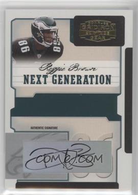 2006 Donruss Gridiron Gear - Next Generation - Signatures #NG-20 - Reggie Brown /35