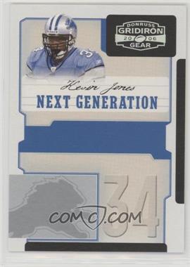 2006 Donruss Gridiron Gear - Next Generation - Silver #NG-16 - Kevin Jones /250