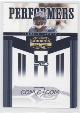 2006 Donruss Gridiron Gear - Performers - Gold #PR-38 - Darrell Jackson /100