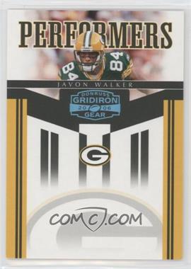 2006 Donruss Gridiron Gear - Performers - Platinum #PR-35 - Javon Walker /25