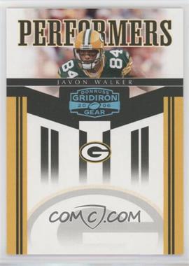 2006 Donruss Gridiron Gear - Performers - Platinum #PR-35 - Javon Walker /25