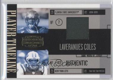 2006 Donruss Gridiron Gear - Player Timeline - Jerseys #PT-3 - Laveranues Coles /139