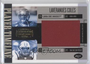 2006 Donruss Gridiron Gear - Player Timeline - Jumbo Swatch #PT-3 - Laveranues Coles /20