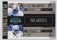 Paul Warfield #/25