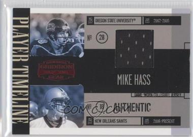 2006 Donruss Gridiron Gear - Player Timeline - Red Jerseys #PT-22 - Mike Hass