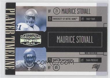 2006 Donruss Gridiron Gear - Player Timeline - Silver #PT-33 - Maurice Stovall /250