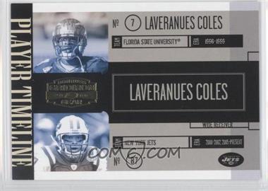 2006 Donruss Gridiron Gear - Player Timeline #PT-3 - Laveranues Coles /500