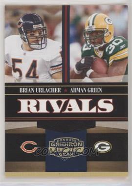 2006 Donruss Gridiron Gear - Rivals - Gold #R-9 - Brian Urlacher, Ahman Green /100