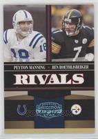 Peyton Manning, Ben Roethlisberger #/25