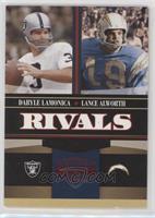 Daryle Lamonica, Lance Alworth