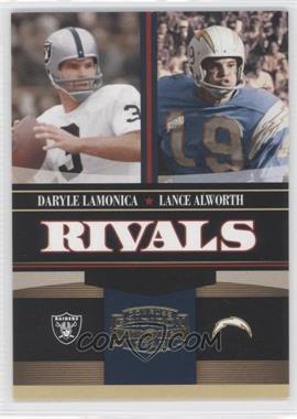 2006 Donruss Gridiron Gear - Rivals #R-11 - Daryle Lamonica, Lance Alworth /500