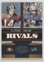 Y.A. Tittle, Yale Lary #/500