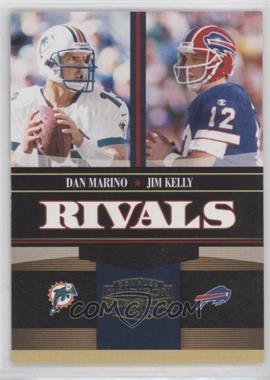 2006 Donruss Gridiron Gear - Rivals #R-5 - Dan Marino, Jim Kelly /500