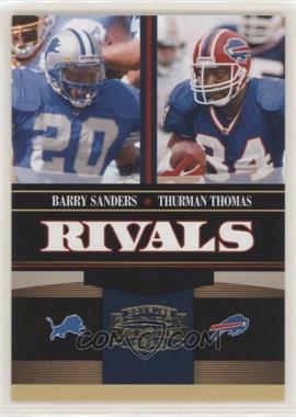 2006 Donruss Gridiron Gear - Rivals #R-7 - Barry Sanders, Thurman Thomas /500