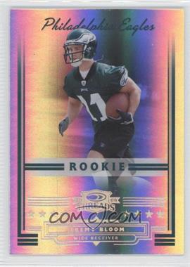 2006 Donruss Threads - [Base] - Century Proof Bronze #176 - Jeremy Bloom /250