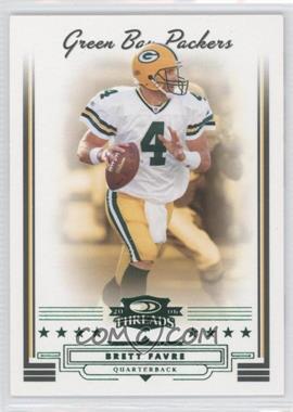 2006 Donruss Threads - [Base] - Century Proof Silver #43 - Brett Favre /100