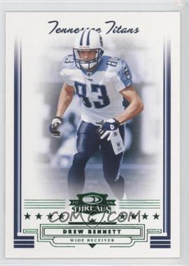 2006 Donruss Threads - [Base] - Retail Green #94 - Drew Bennett /100