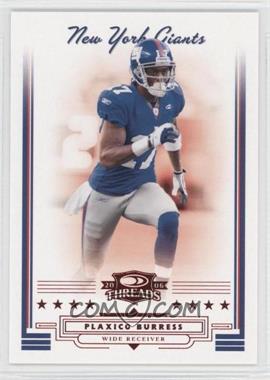 2006 Donruss Threads - [Base] - Retail Red #115 - Plaxico Burress /150