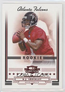 2006 Donruss Threads - [Base] - Retail Red #155 - D.J. Shockley /50 [EX to NM]