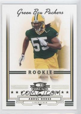 2006 Donruss Threads - [Base] - Retail Rookies #193 - Abdul Hodge /999