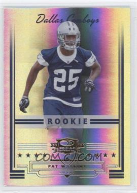 2006 Donruss Threads - [Base] #212 - Pat Watkins /999