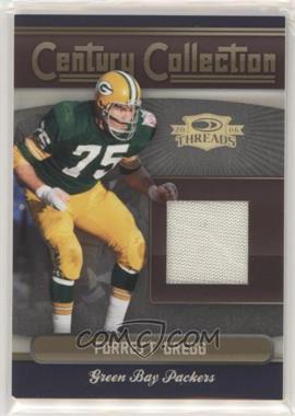 2006 Donruss Threads - Century Collection Materials #CCM-2 - Forrest Gregg /250