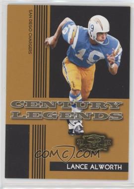 2006 Donruss Threads - Century Legends #CL-1 - Lance Alworth