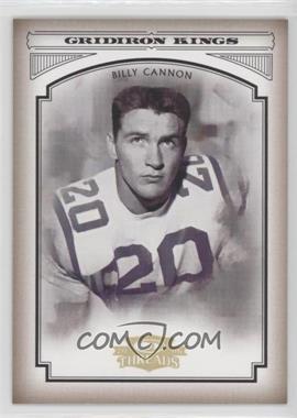 2006 Donruss Threads - College Gridiron Kings - Gold #CGK-4 - Billy Cannon /100