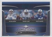 Peyton Manning, Edgerrin James, Marvin Harrison #/100