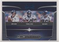 John Elway, Terrell Davis, Rod Smith #/100