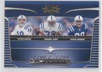 Peyton Manning, Edgerrin James, Marvin Harrison