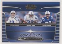 Peyton Manning, Edgerrin James, Marvin Harrison