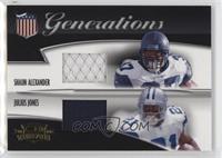 Julius Jones, Shaun Alexander #/250