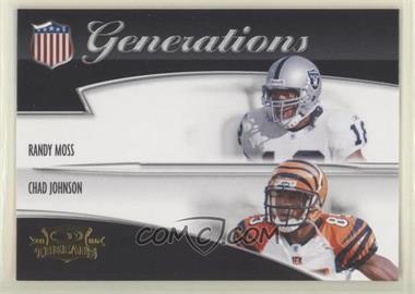 2006 Donruss Threads - Generations #G-14 - Randy Moss, Chad Johnson