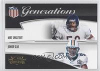 Mike Singletary, Junior Seau