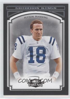 2006 Donruss Threads - Pro Gridiron Kings - Black Framed #PGK-38 - Peyton Manning /10