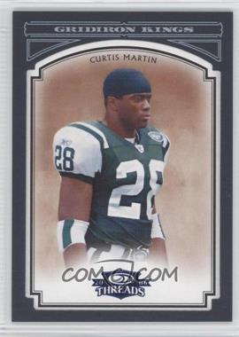 2006 Donruss Threads - Pro Gridiron Kings - Blue Framed #PGK-11 - Curtis Martin /50