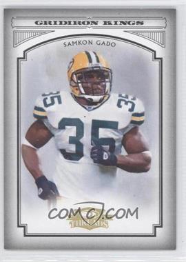 2006 Donruss Threads - Pro Gridiron Kings - Gold #PGK-47 - Samkon Gado /100