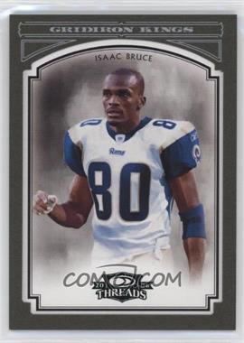 2006 Donruss Threads - Pro Gridiron Kings - Green Framed #PGK-19 - Isaac Bruce /25