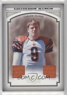 2006 Donruss Threads - Pro Gridiron Kings - Materials #PGK-6 - Carson Palmer /137